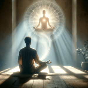 Conexão com seu eu superior através da meditação Conexão com seu eu superior através da meditação