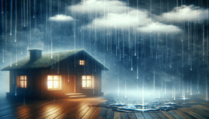 sonhar com chuva dentro de casa