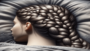 sonhar com trança no cabelo