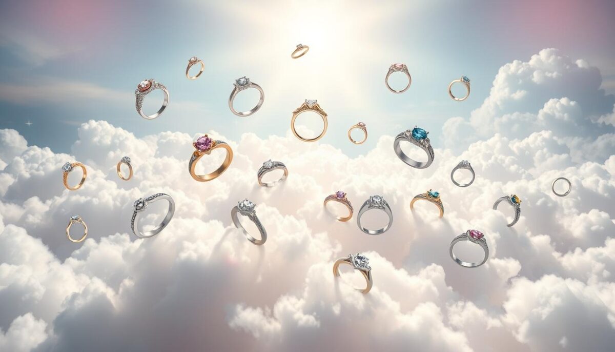 Diferentes tipos de alianças nos sonhos