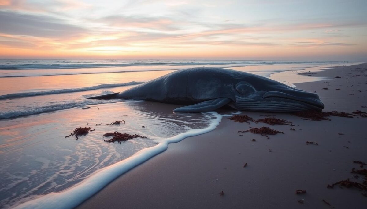 sonhar com baleia morta