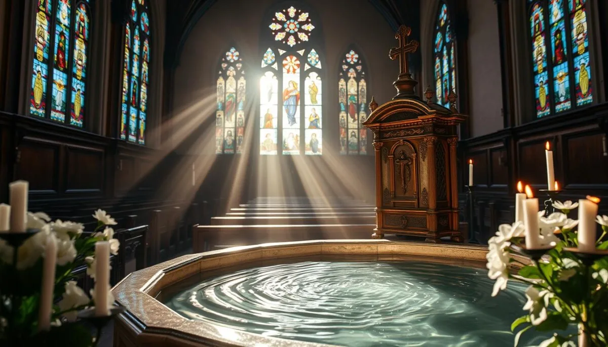 sonhar com batismo na igreja