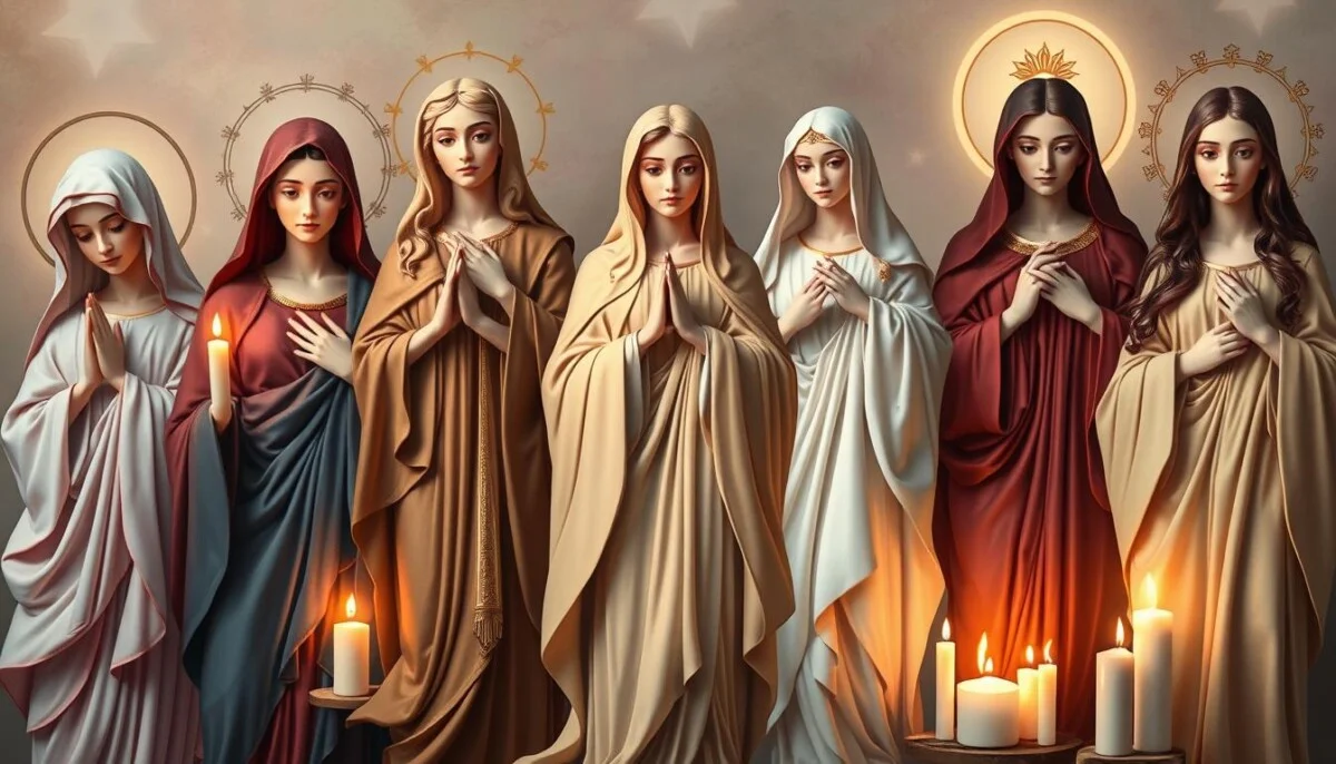 figuras religiosas femininas