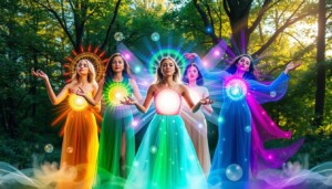 pessoas com muita energia espiritual