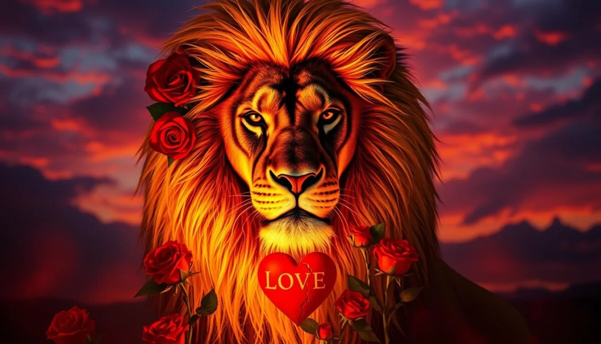 Leão no amor e vingança