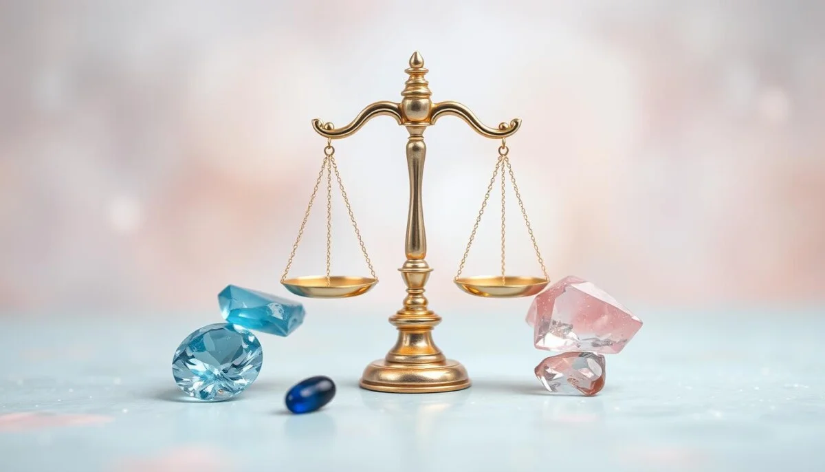 Libra e pedras