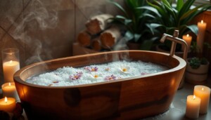 banho de sal grosso e açucar