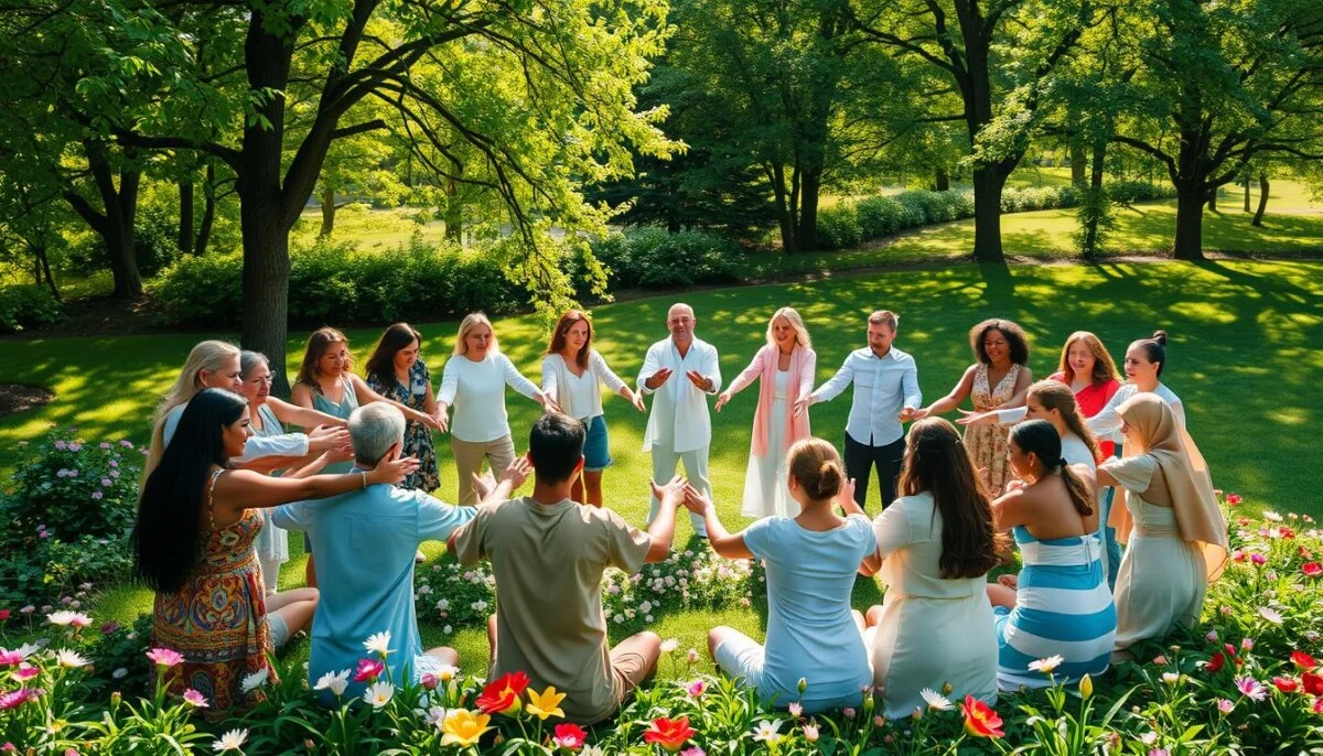 cura espiritual através da comunidade