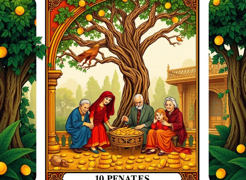 10 de Ouros: Significado e Interpretações no Tarô