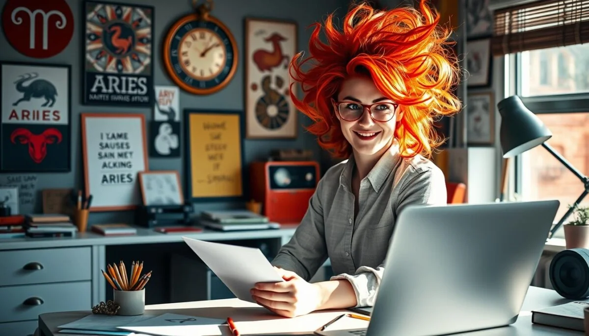 Áries no trabalho Áries no trabalho