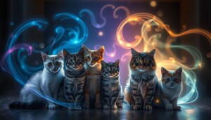 Gatos absorvem energias negativas