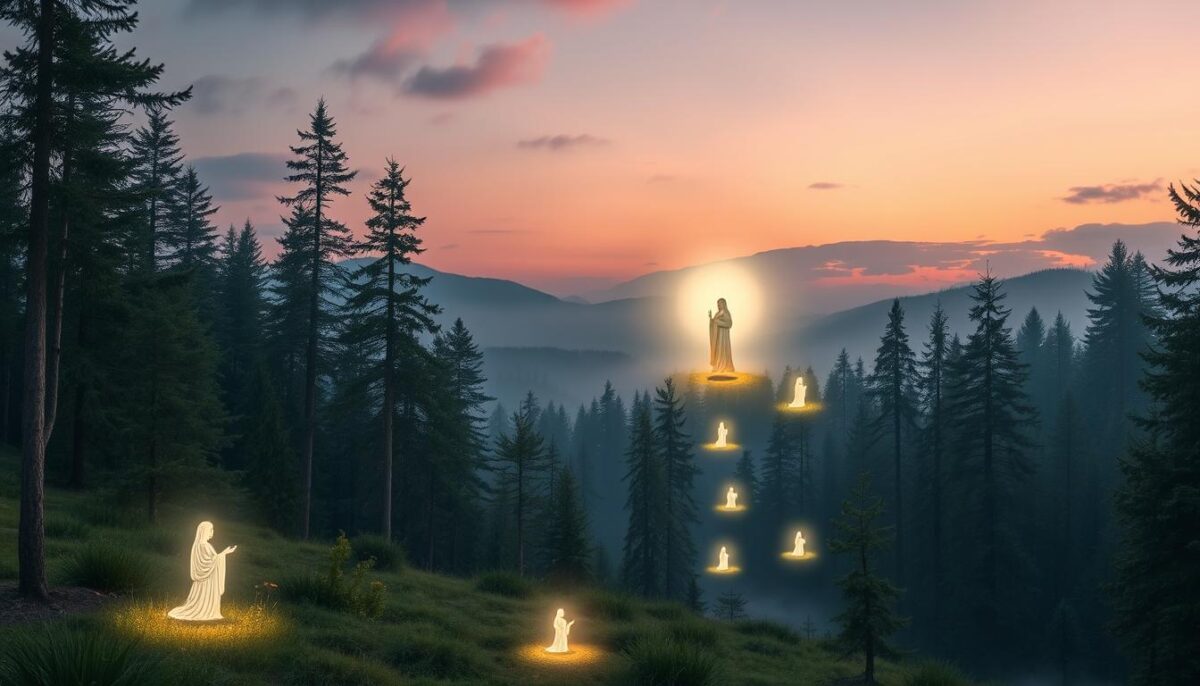 Guias espirituais e mentores na evolução espiritual