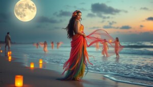 Menina da Praia Pomba Gira