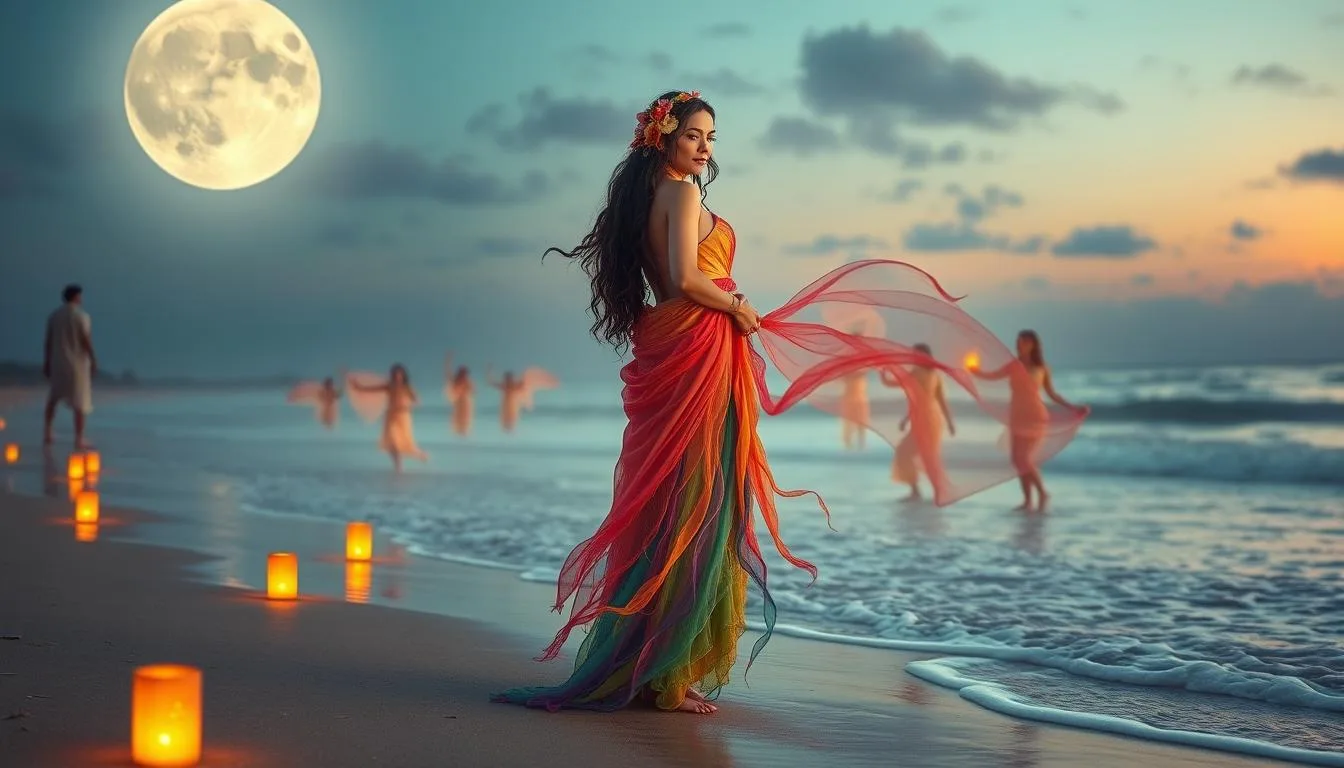Menina da Praia Pomba Gira