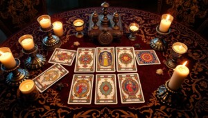 Mesa Real no baralho cigano