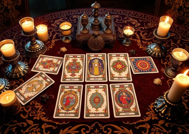 Mesa Real no baralho cigano