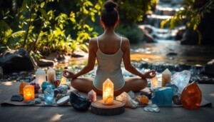 Técnicas para meditar com cristais