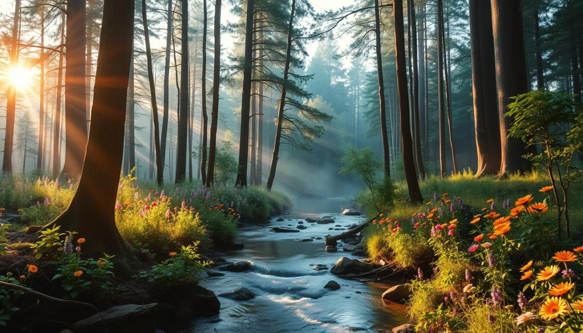 conexão com a natureza e espiritualidade