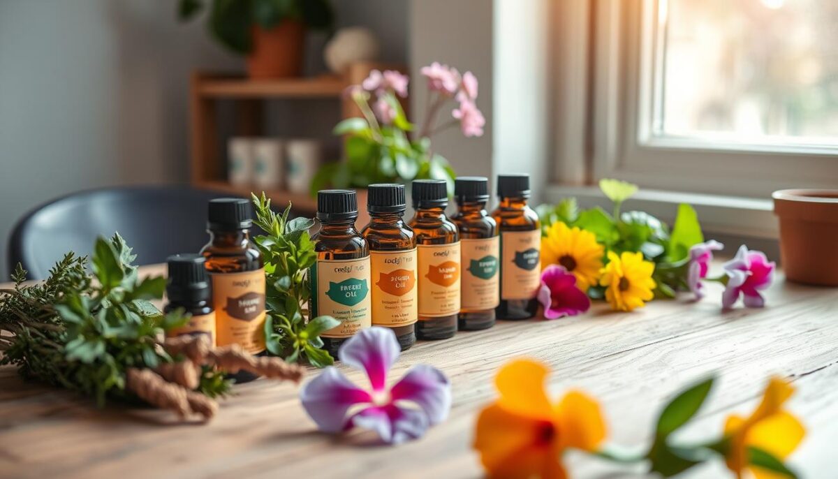 escolha de óleos essenciais