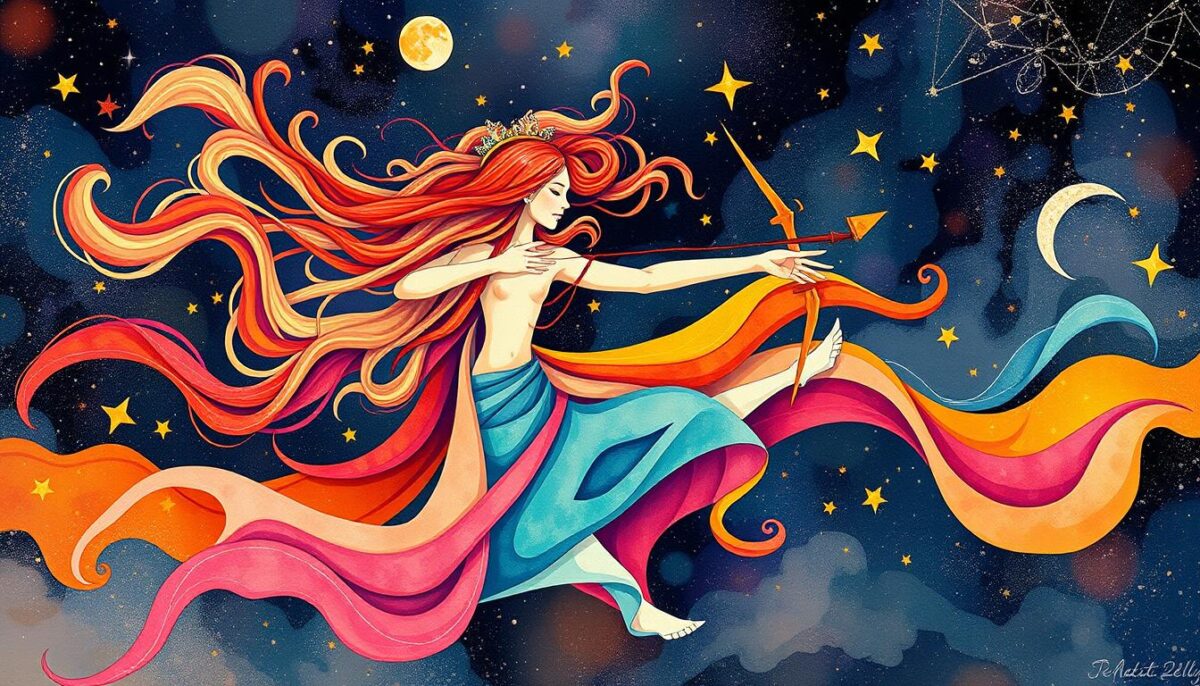 expressão artística de vênus em sagitário