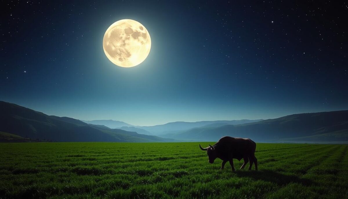 influência da Lua em Touro