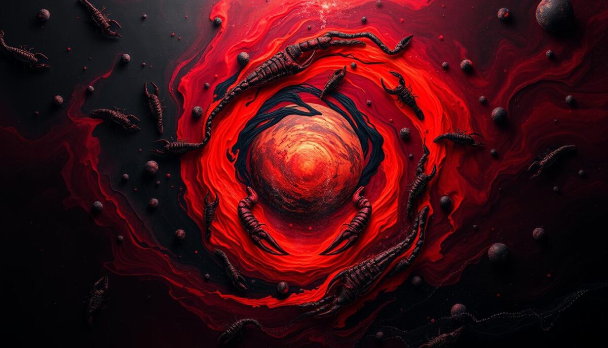 influência de marte em escorpião