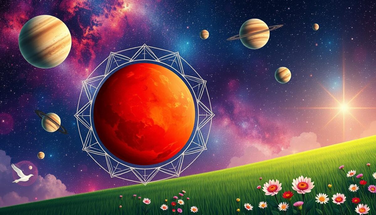 marte e sua influência em virgem