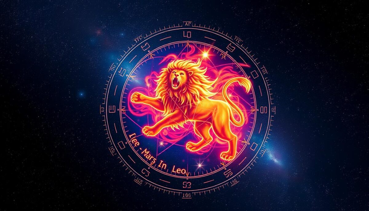 sinastria e marte em leão