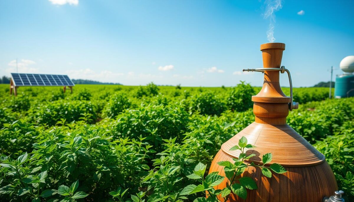 sustentabilidade na produção de óleos essenciais