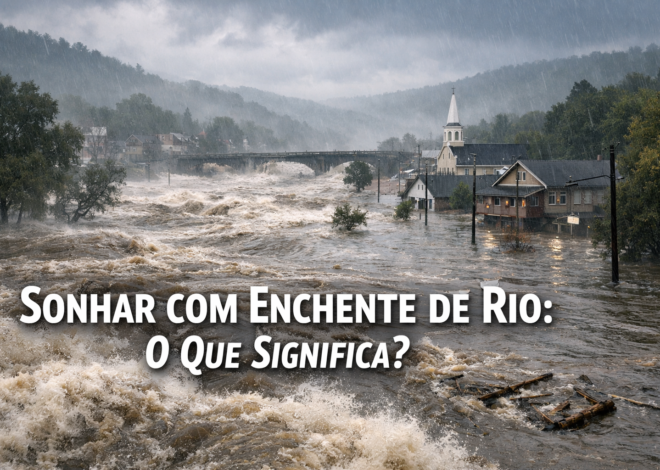 Sonhar com Enchente de Rio: O Que Significa? (Água Suja, Forte e Transbordando)