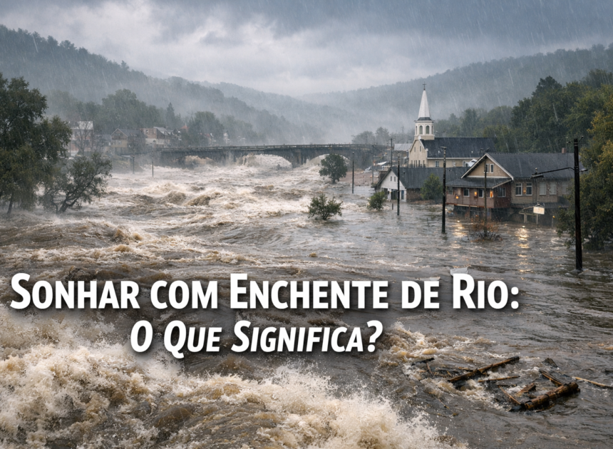 Sonhar com Enchente de Rio: O Que Significa? (Água Suja, Forte e Transbordando)