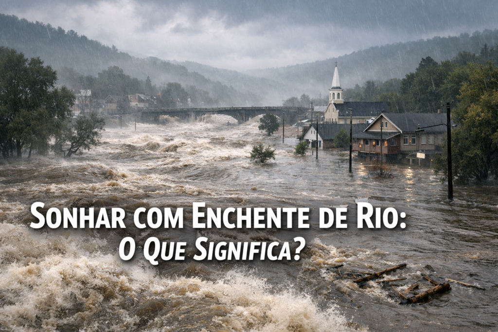 Sonhar com Enchente de Rio: O Que Significa? (Água Suja, Forte e Transbordando)