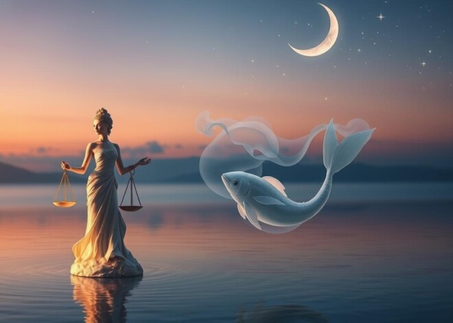 Combinação entre libra e peixes