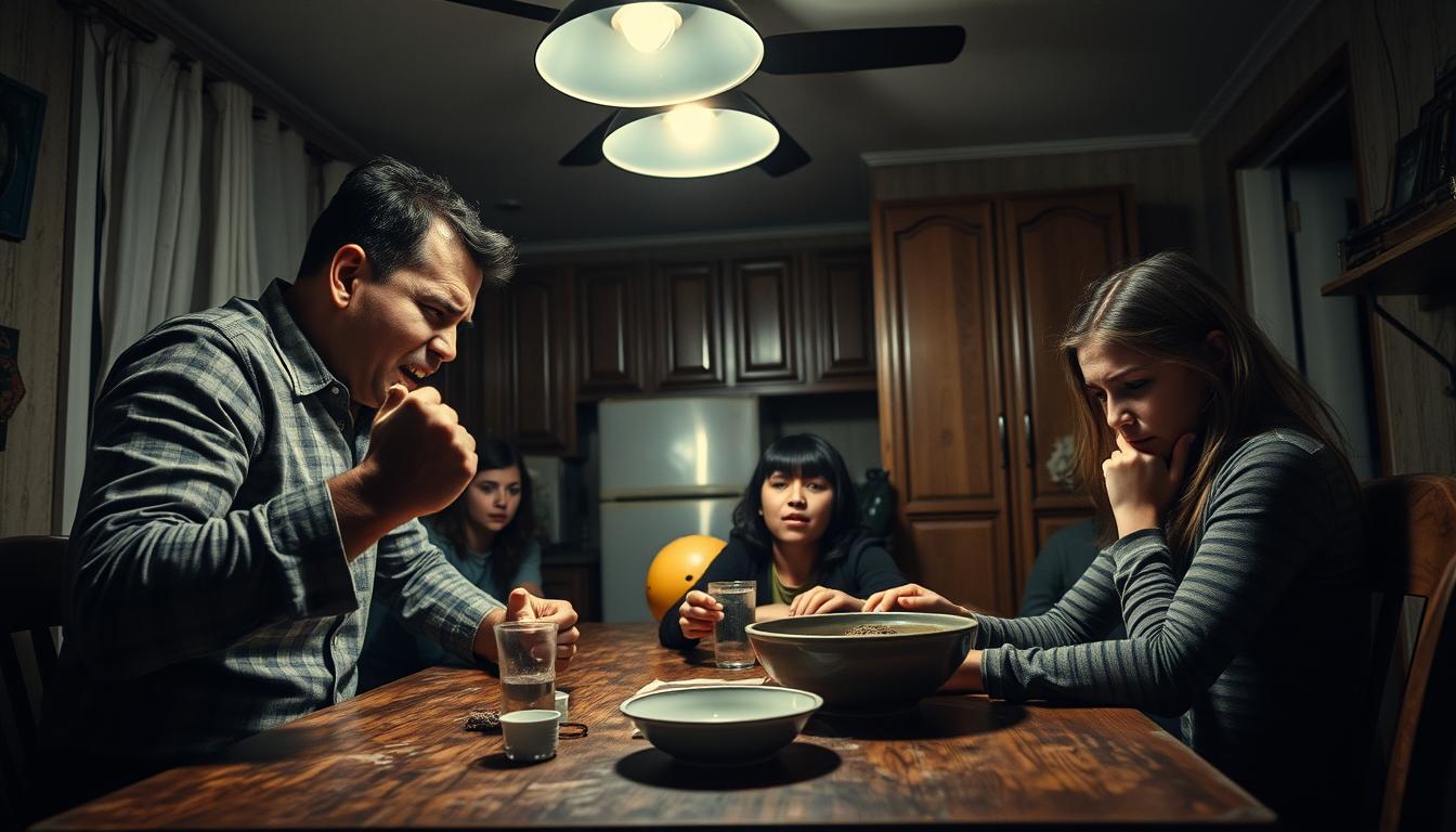 sonhar com briga de família