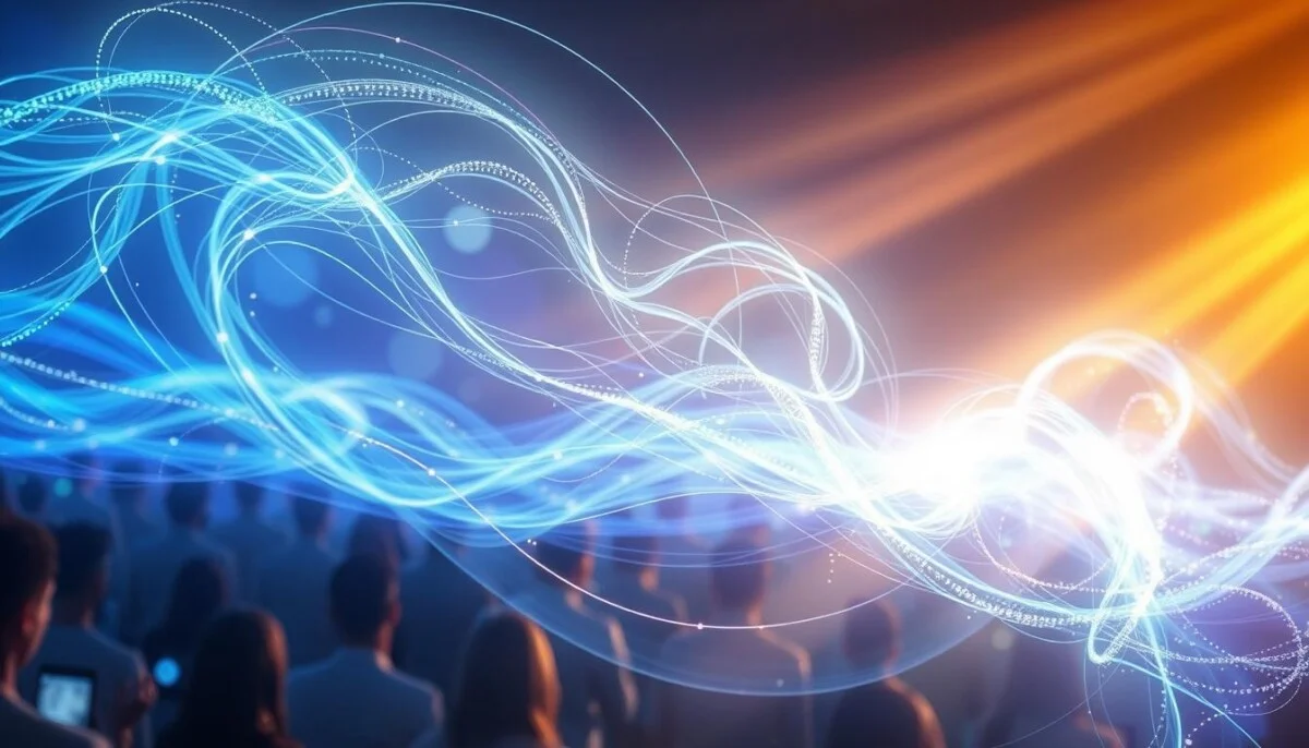 visualização de campos energéticos coletivos