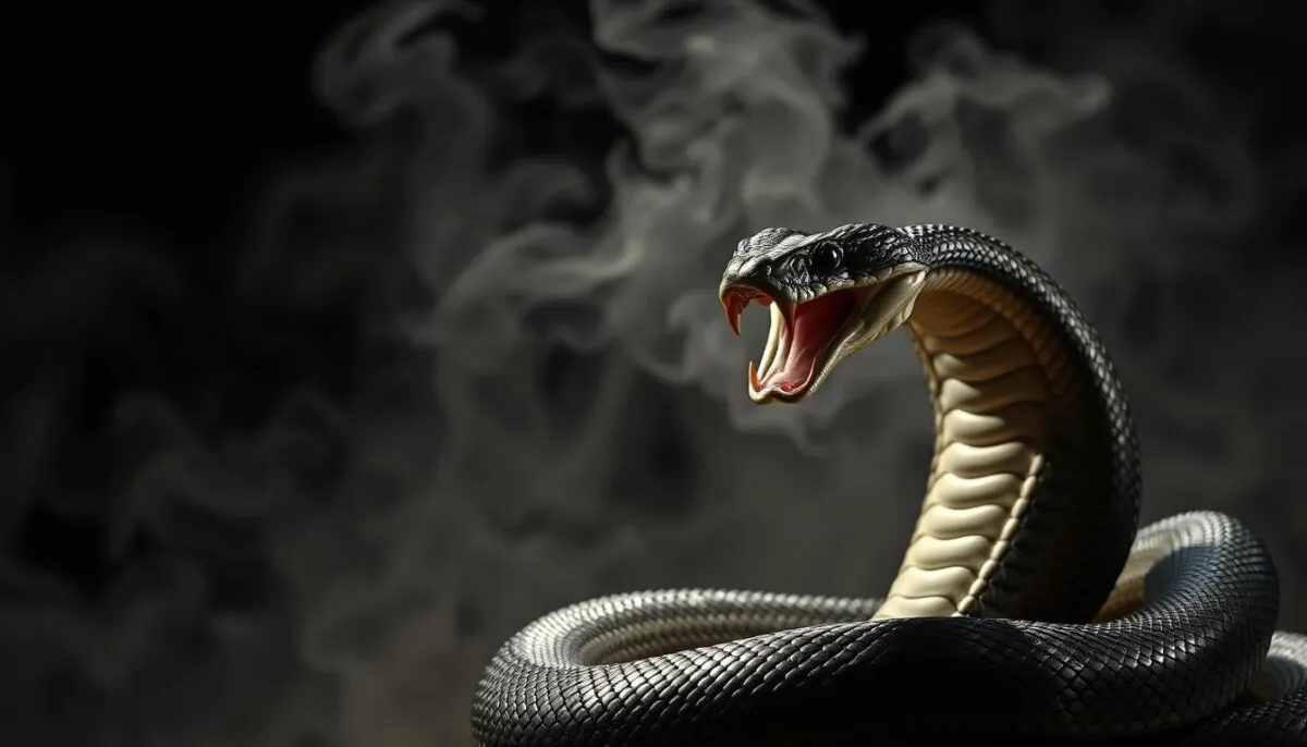 Sonhar com Cobra de Estimação Atacando ou Fugindo