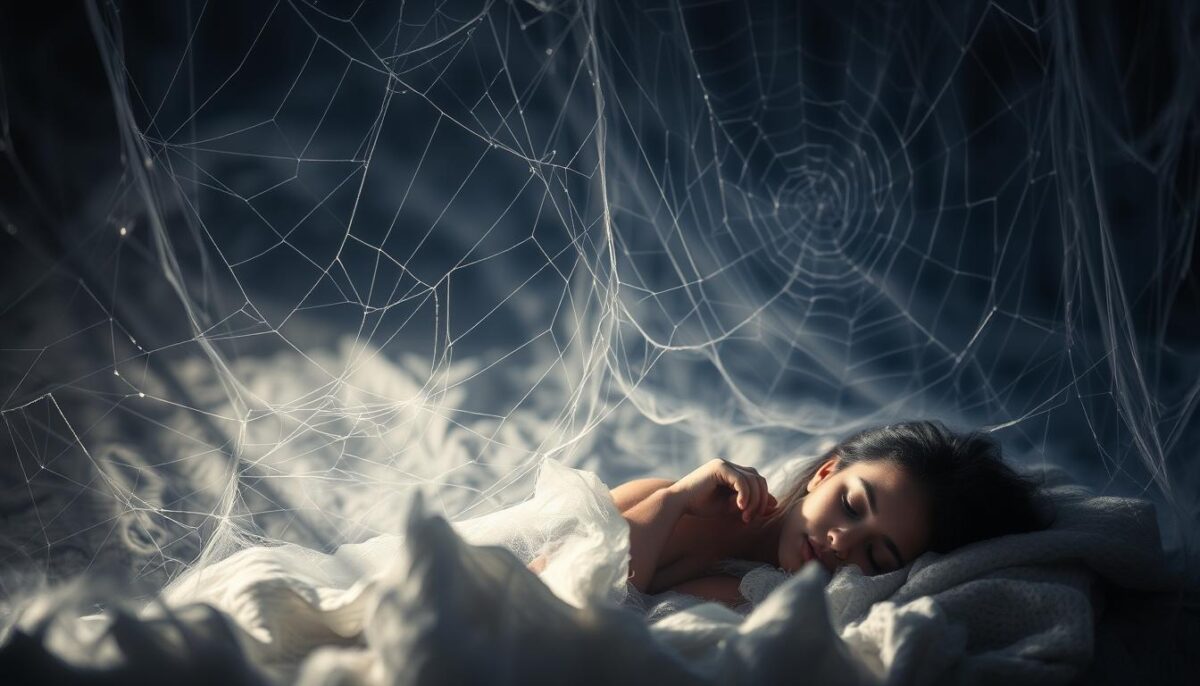 Teias de aranha e interpretação de sonhos