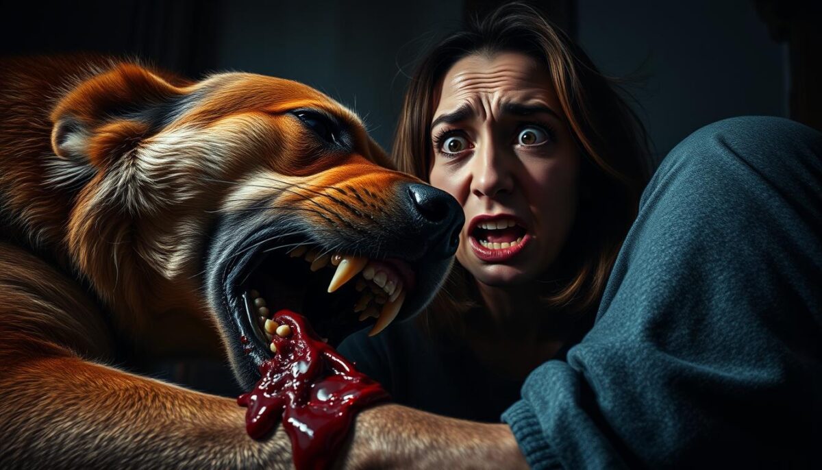 análise de sonho cachorro agressivo