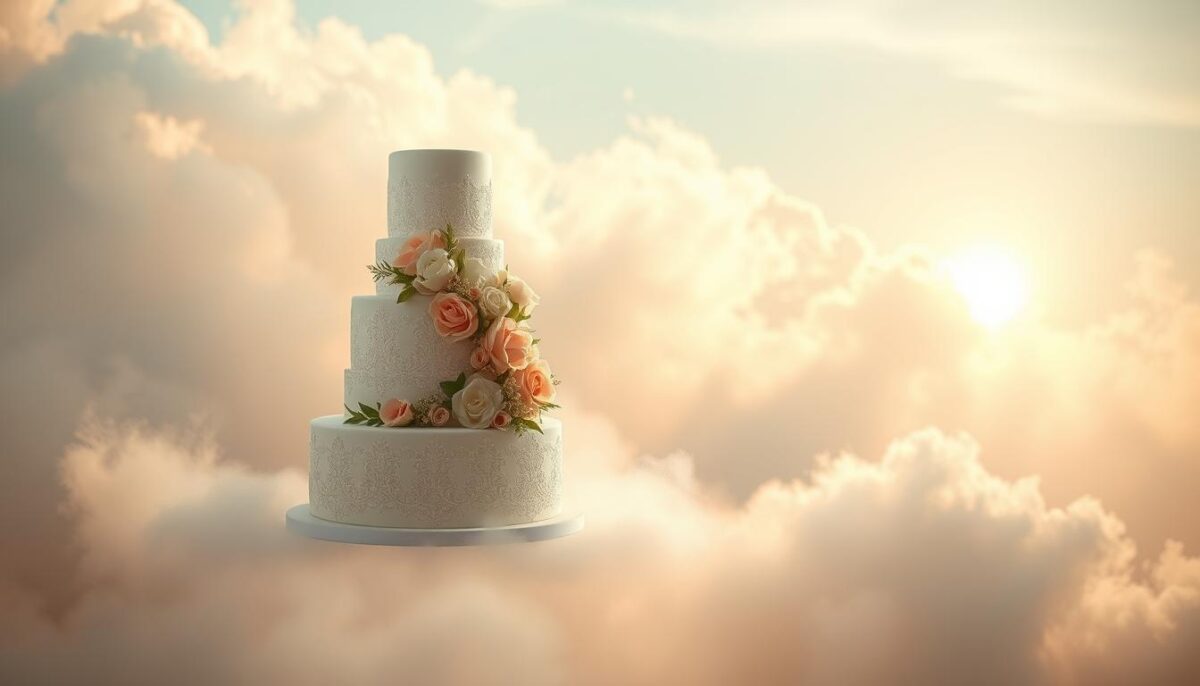 bolo de casamento no sonho