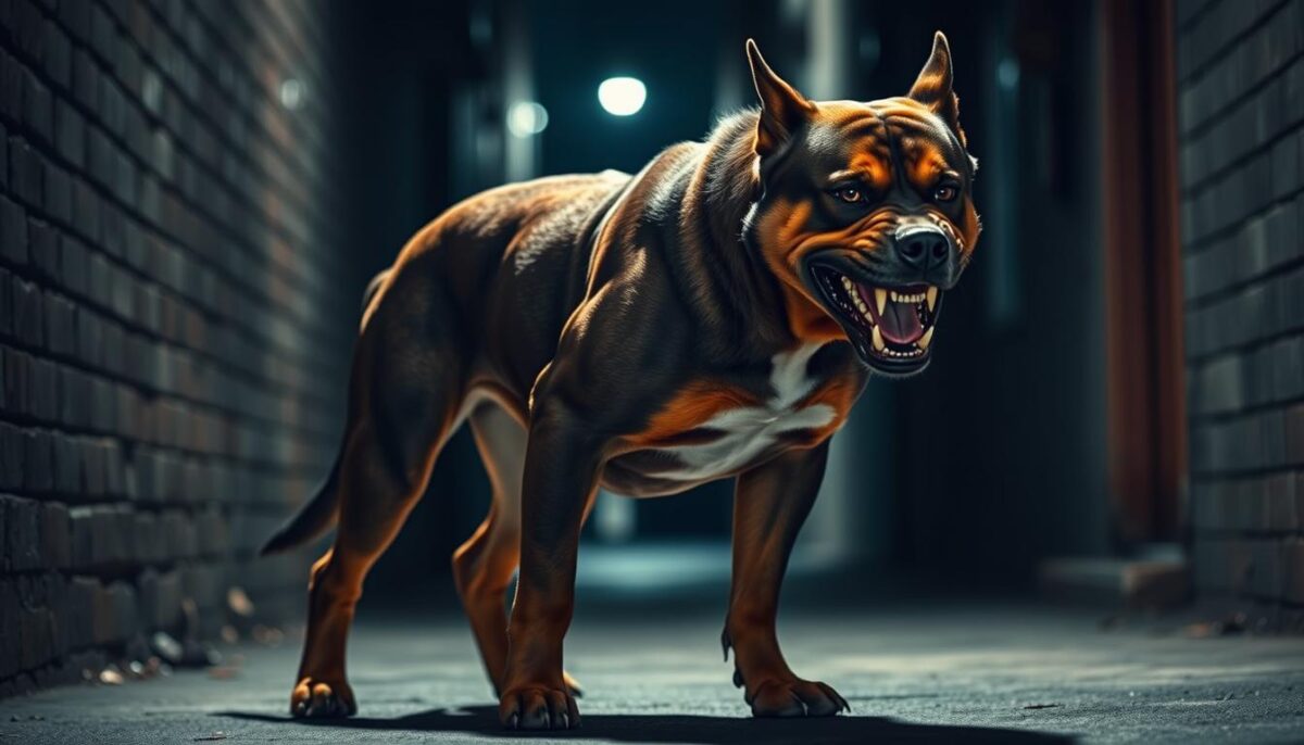 cachorro agressivo cores significados