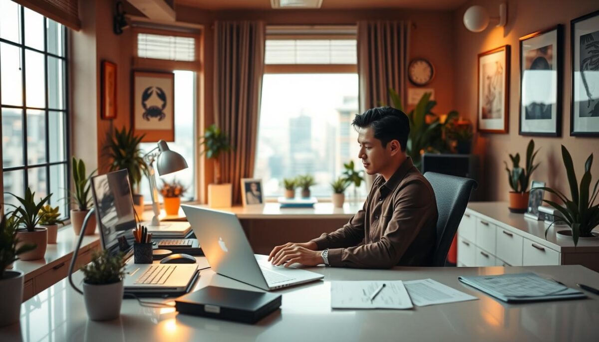 canceriano no ambiente de trabalho