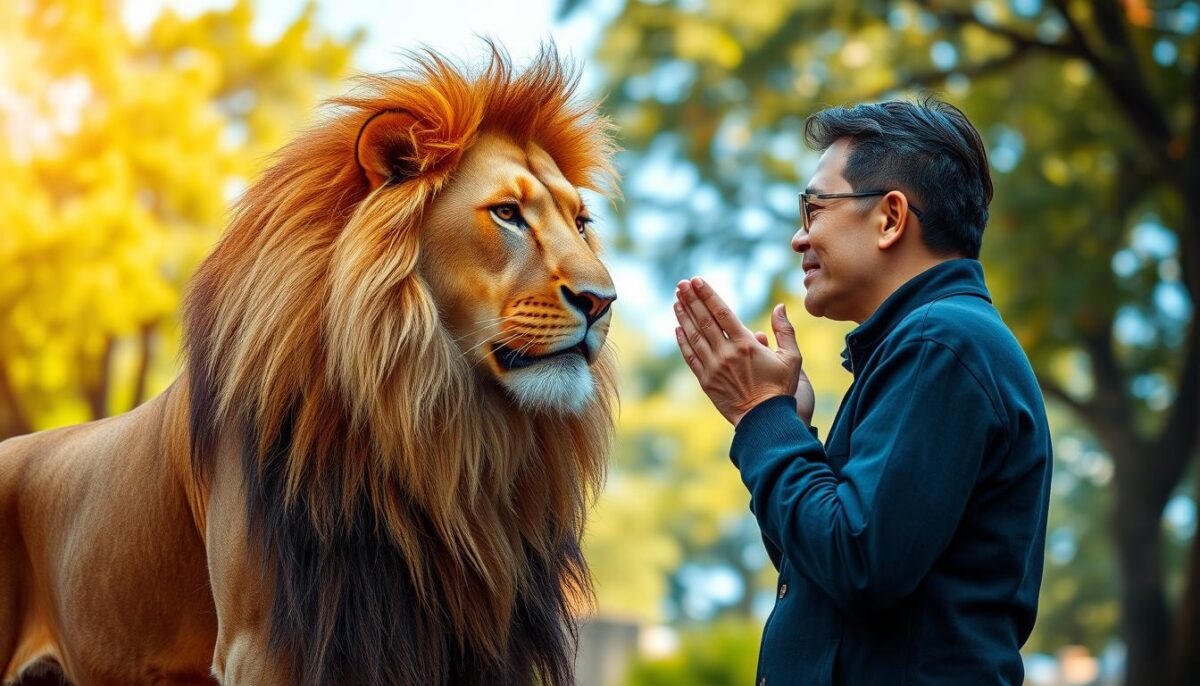 comunicação eficaz com leoninos