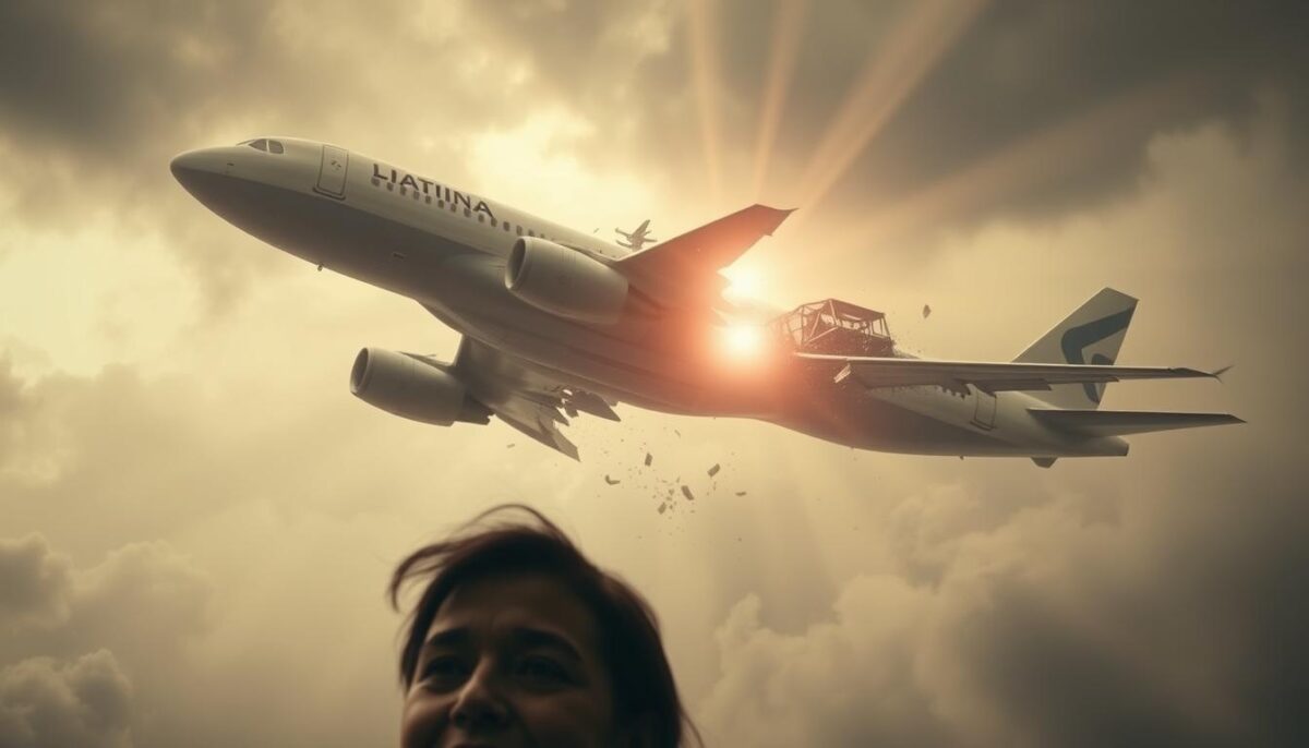 impacto emocional avião caindo interpretacao dos sonhos