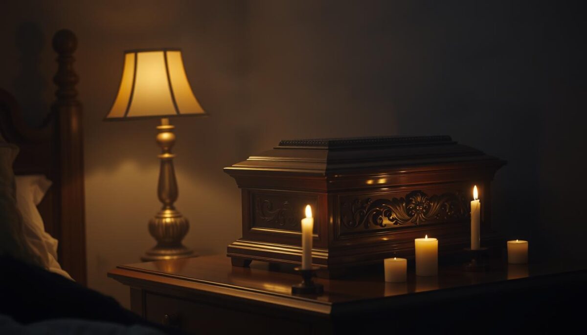 interpretação de sonhos com caixão