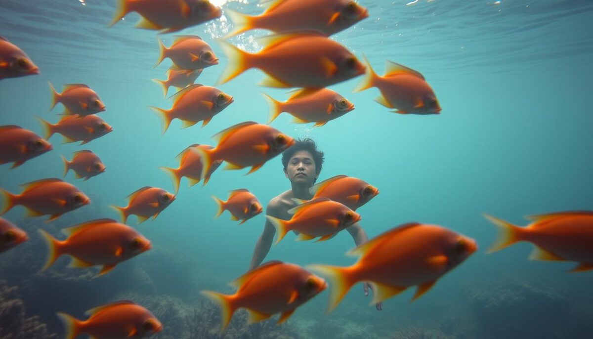 interpretação de sonhos com peixe