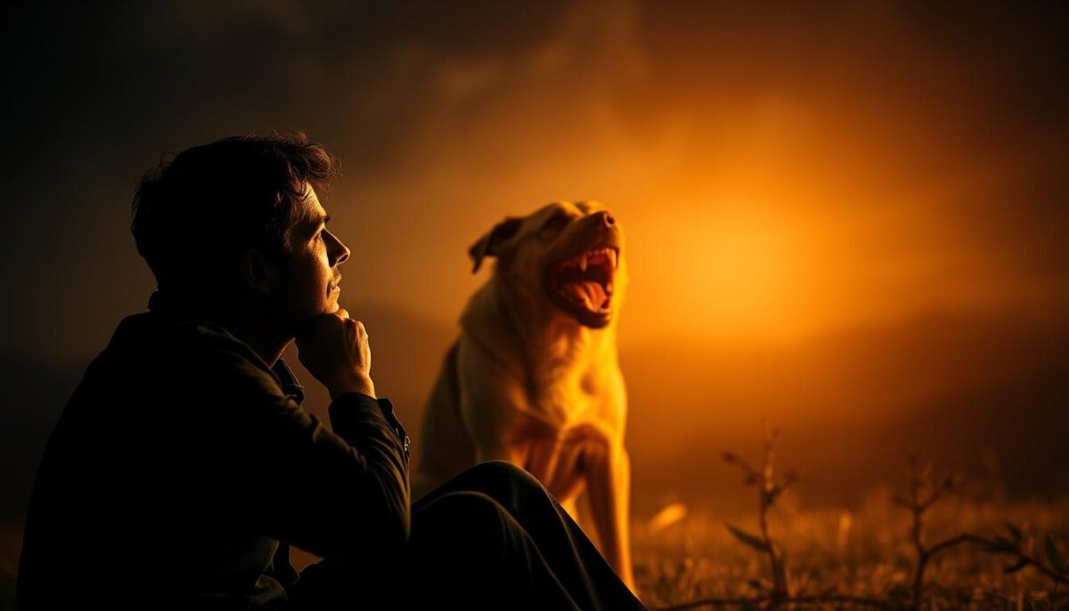 interpretação psicológica sonho cachorro mordendo