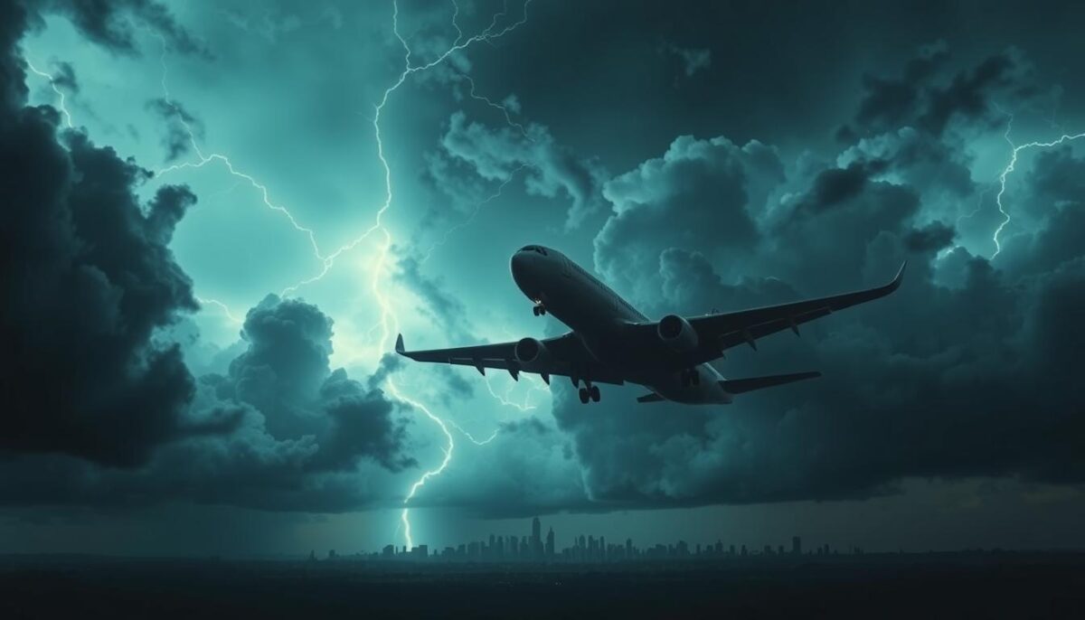 interpretação sonhar com avião caindo