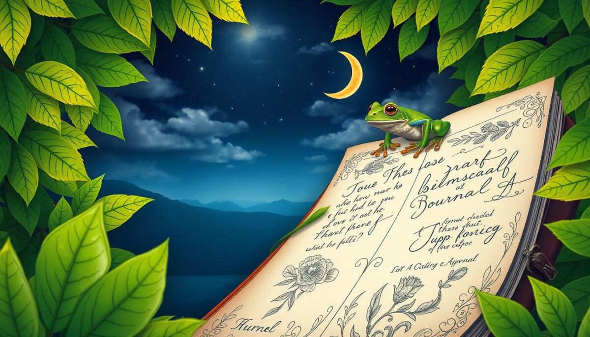 registro de sonhos com rã