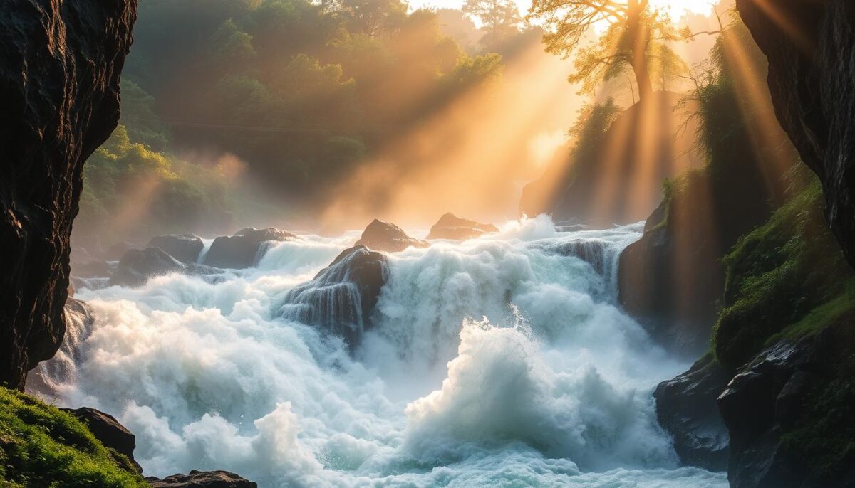 significado de sonhar com cachoeira caudalosa