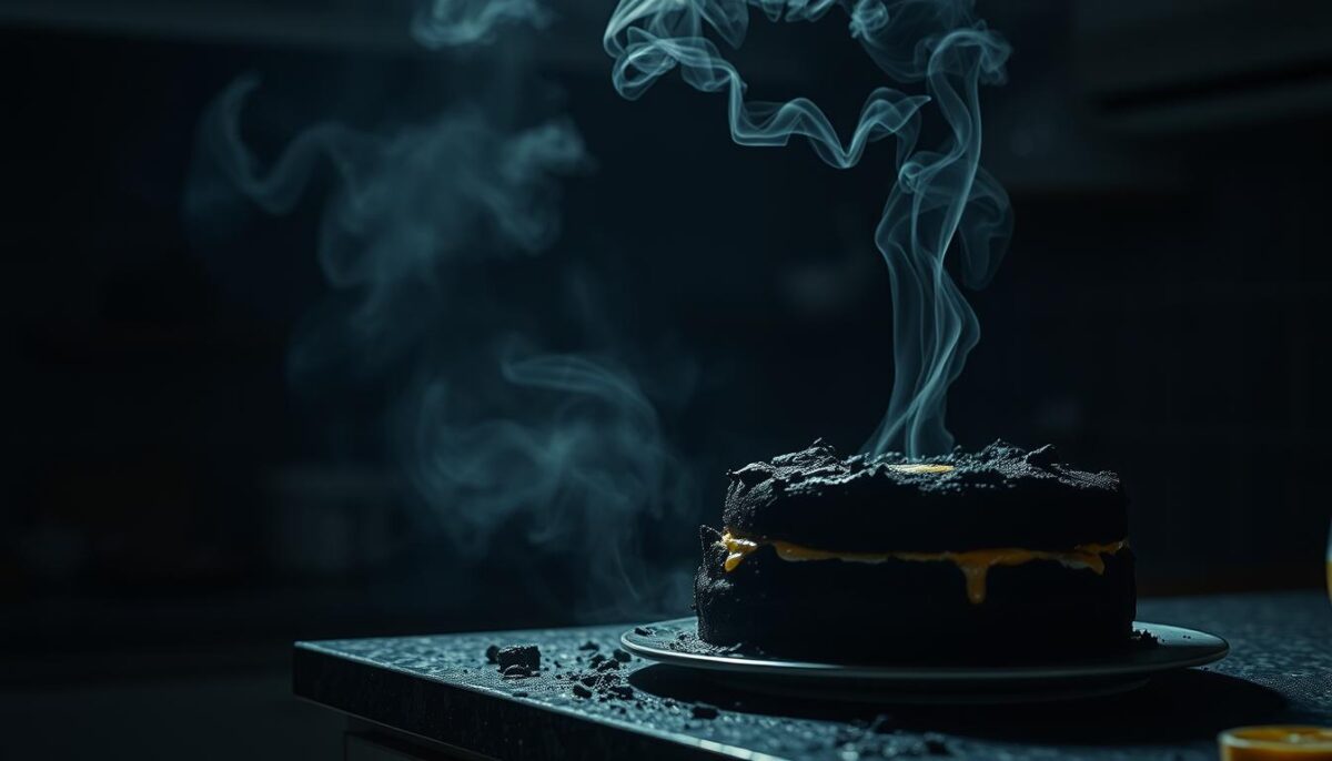 significado sonhar com bolo queimado